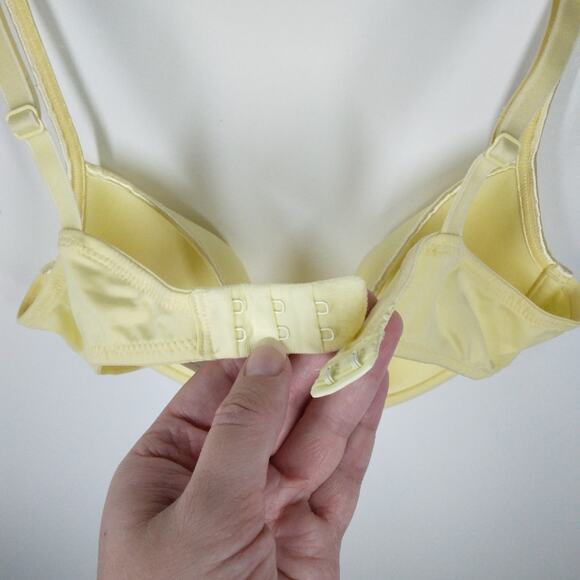 Victoria's Secret Angels Unlined Demi Bra Yellow size 34B - Picture 5 of 9